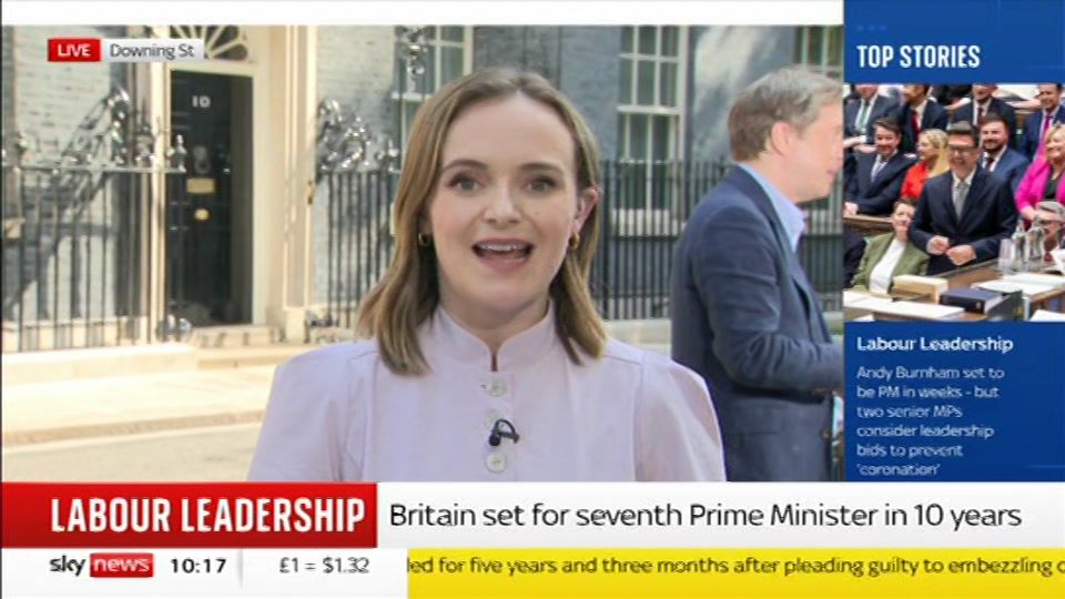 Broadcast still at 20m. Sky News, Sky News Today with Gareth Barlow, 23 June 2026.