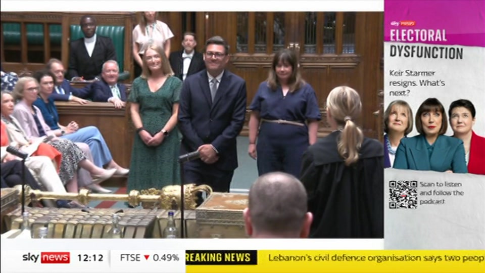 Broadcast still at 15m. Sky News, Sky News Today with Gareth Barlow, 23 June 2026.