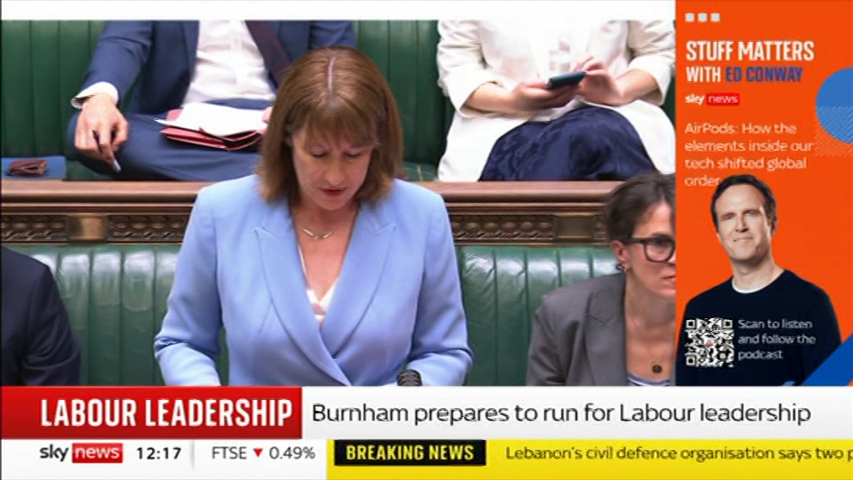 Broadcast still at 20m. Sky News, Sky News Today with Gareth Barlow, 23 June 2026.