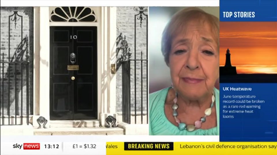 Broadcast still at 15m. Sky News, Sky News Today with Jayne Secker, 23 June 2026.