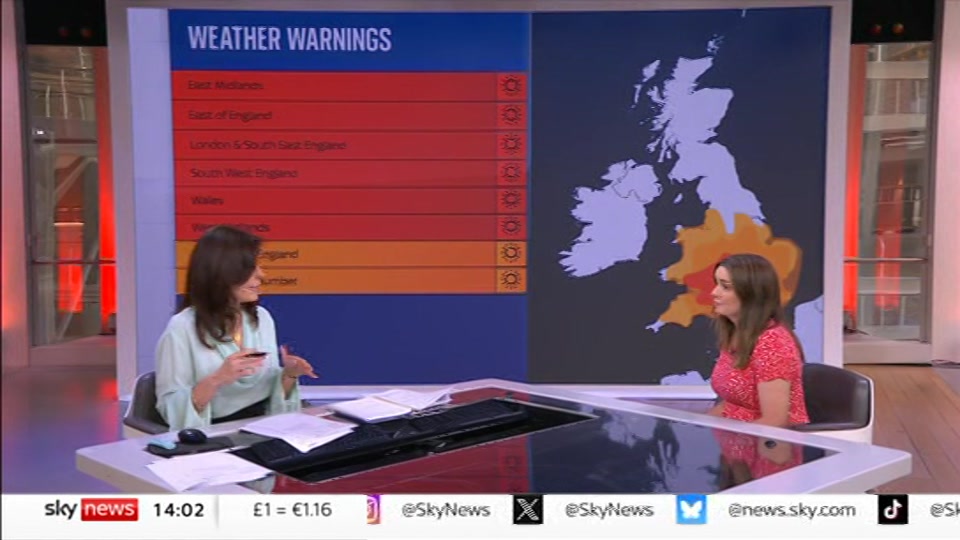 Broadcast still at 5m. Sky News, Sky News Today with Jayne Secker, 23 June 2026.