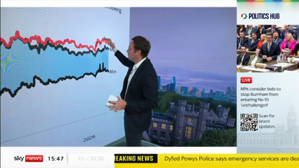 Broadcast still at 20m. Sky News, Sky News Today with Jayne Secker, 23 June 2026.