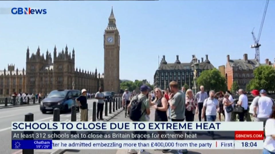 Broadcast still at 5m. GB News, New: Dewbs & Co, 23 June 2026.