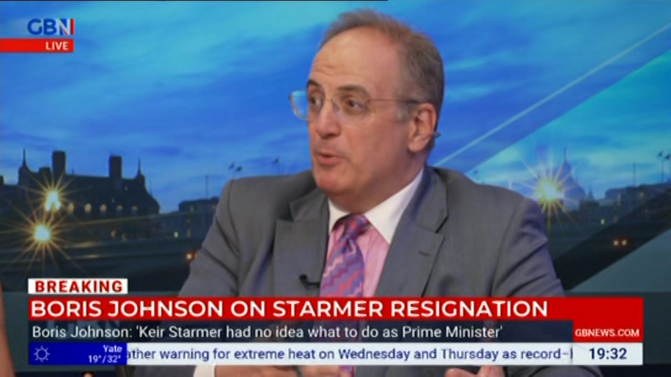 Broadcast still at 35m. GB News, New: Farage, 23 June 2026.